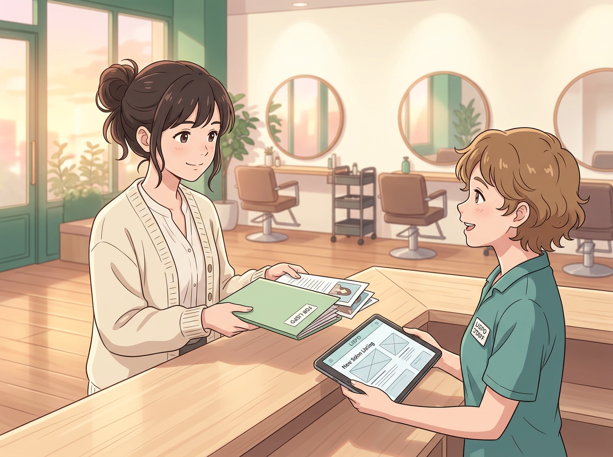 情報を提出しスタッフが掲載代行
